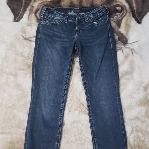 SILVER BERKLEY SKINNY JEANS 27/31 - Picture 1 of 3